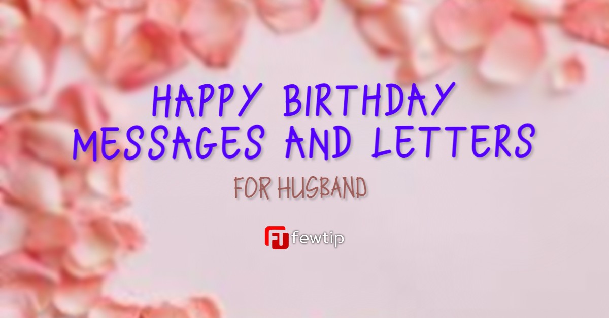 happy birthday to my husband messages