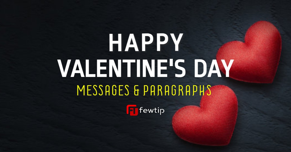 happy valentines day messages and paragraphs